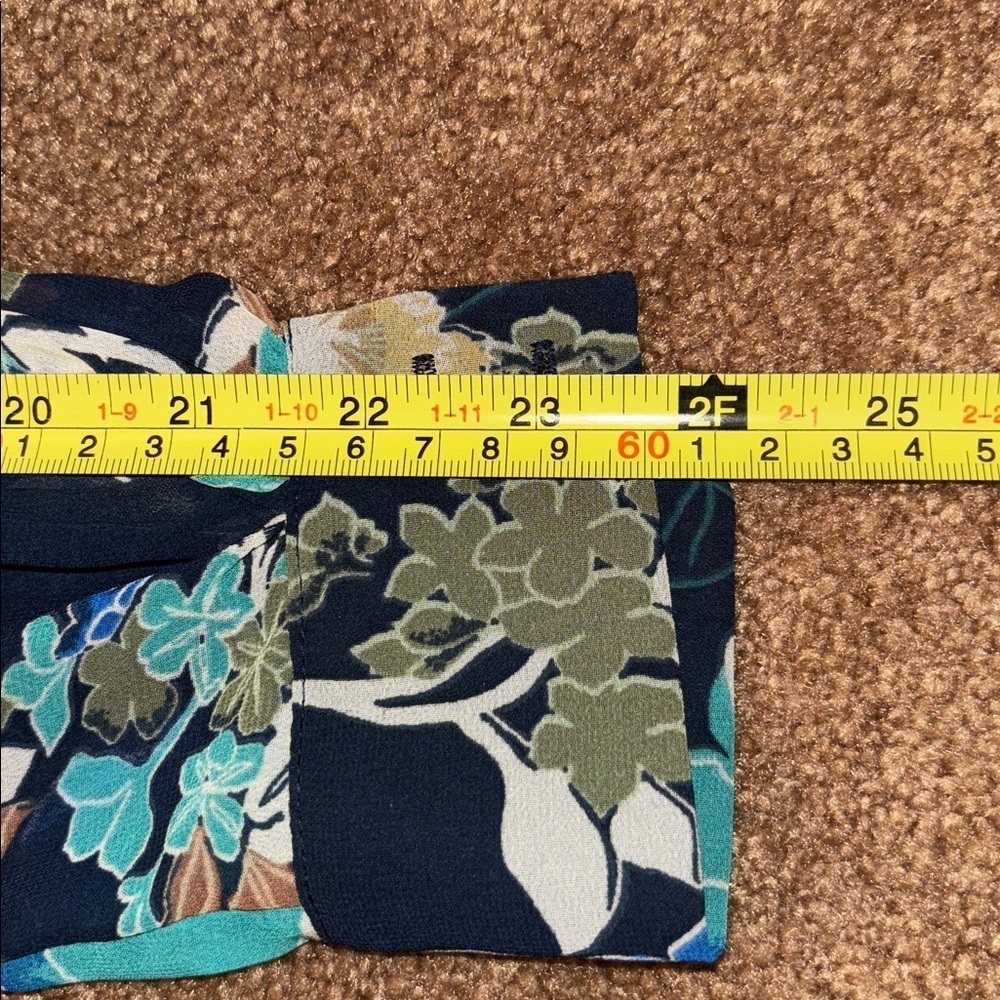H&M Conscious Floral Full Length Maxi Boho Tropical Dress Size 4 - Picture 11 of 13